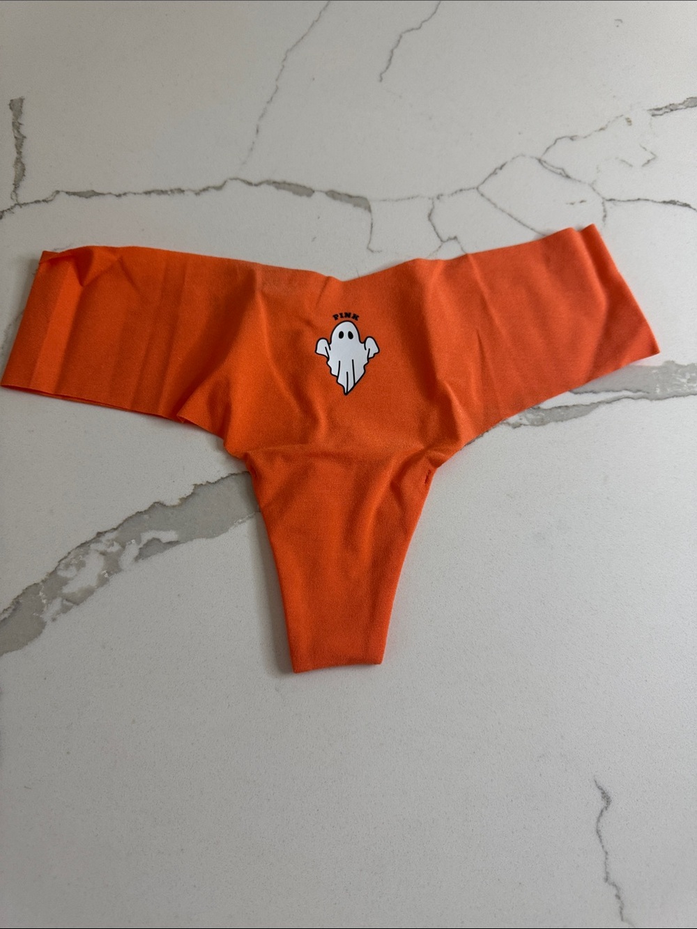 VSPink Ghost Logo Orange woman’s Bottoms S/P new with tags
